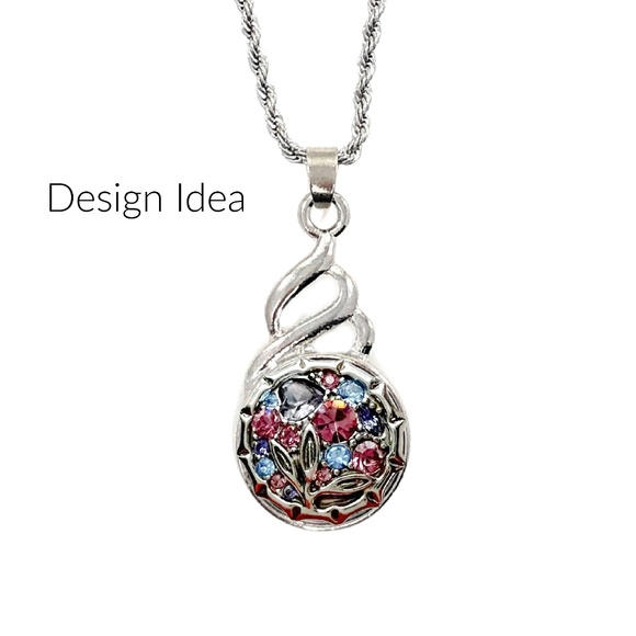 Snap Charms Set of 3 Standard Size Snaps 3/4" Diameter - fits Ginger Sna… - Picture 2 of 3